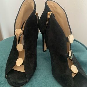 Jimmy Choo Black Suede Heels